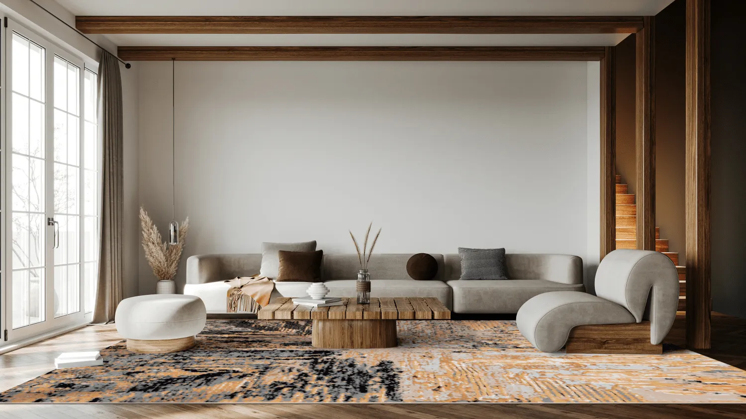 Wilton rug - Tizzano (gold/multi)