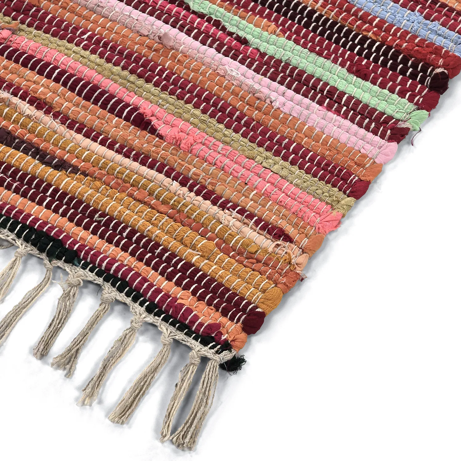 Rag rug - Happy (pink/multi)