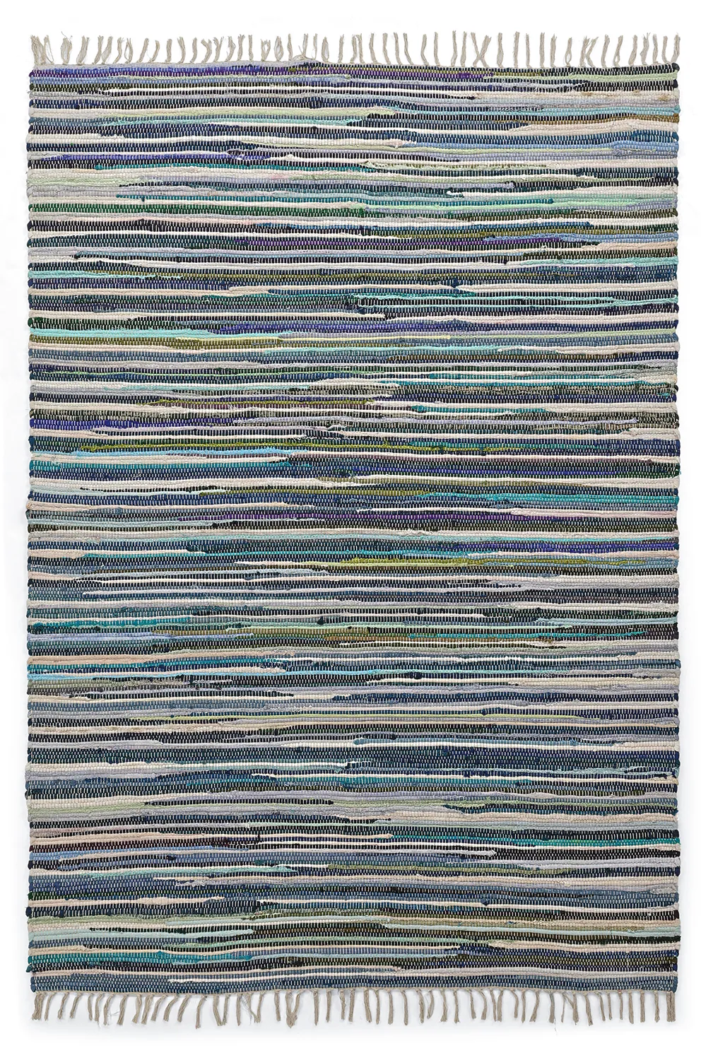 Rag rug - Home (blue/multi)