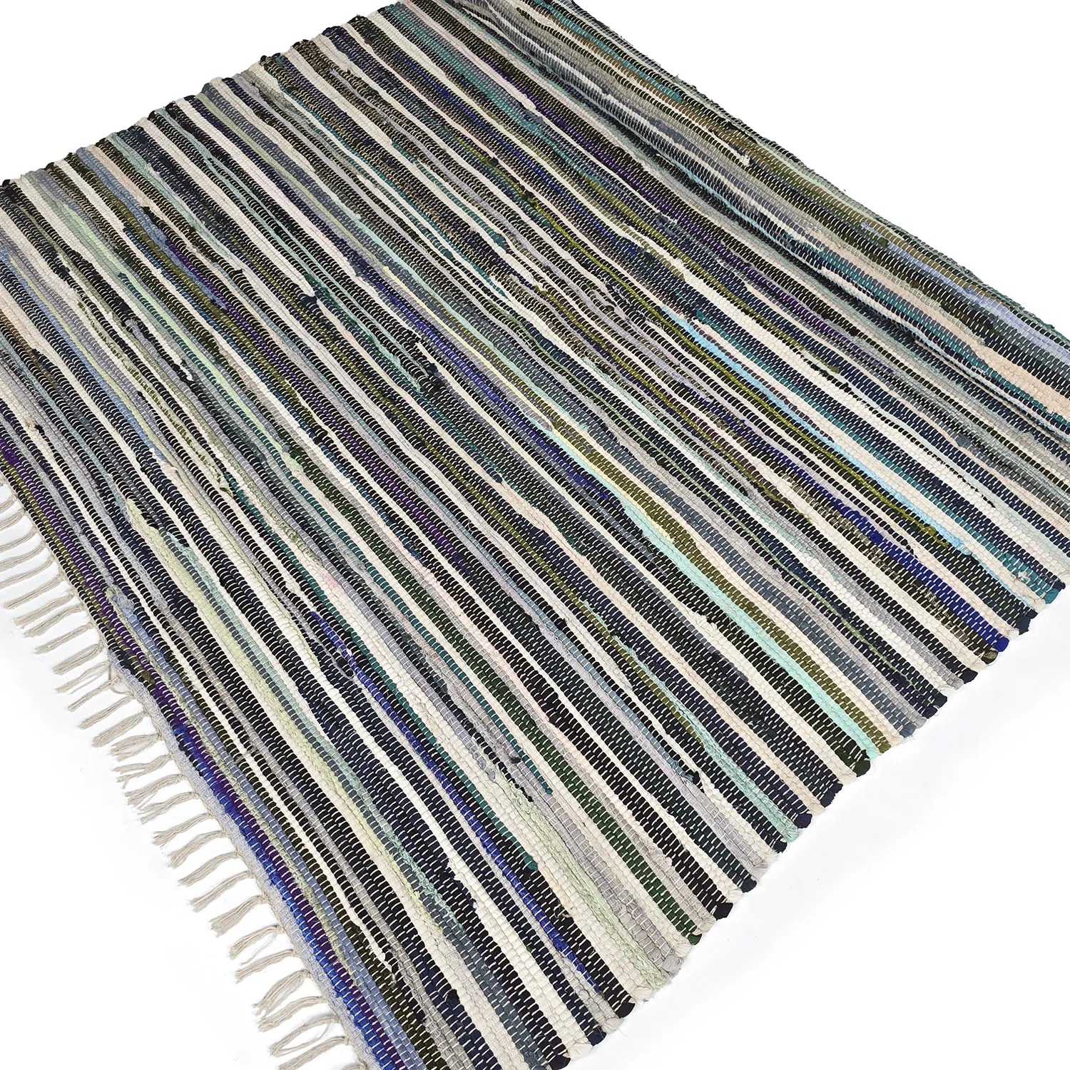 Rag rug - Home (blue/multi)