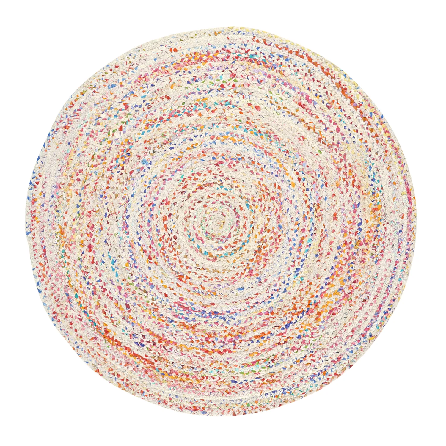 Round rugs - San Francisco (white/multi)