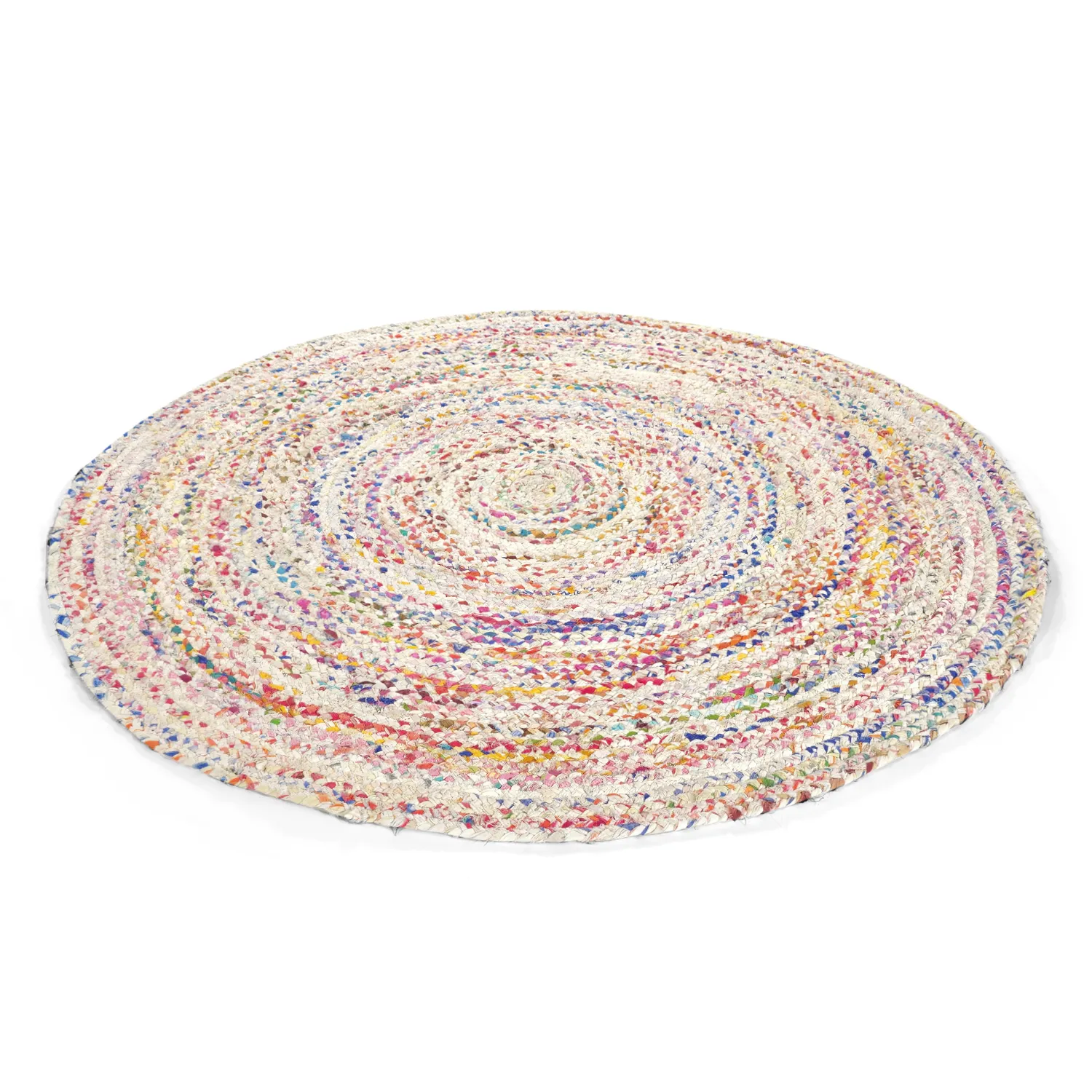 Round rugs - San Francisco (white/multi)