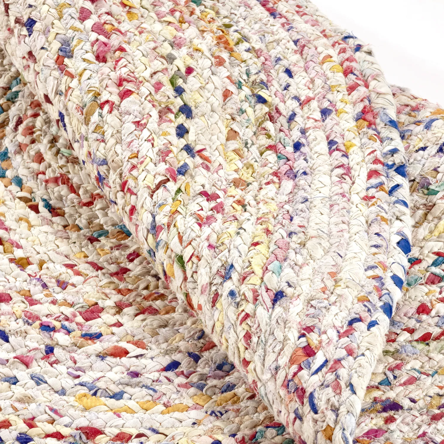 Round rugs - San Francisco (white/multi)