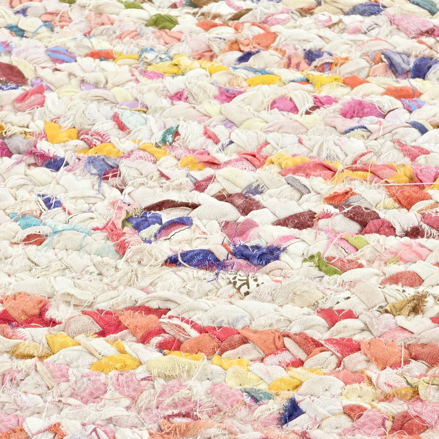 Round rugs - San Francisco (white/multi)