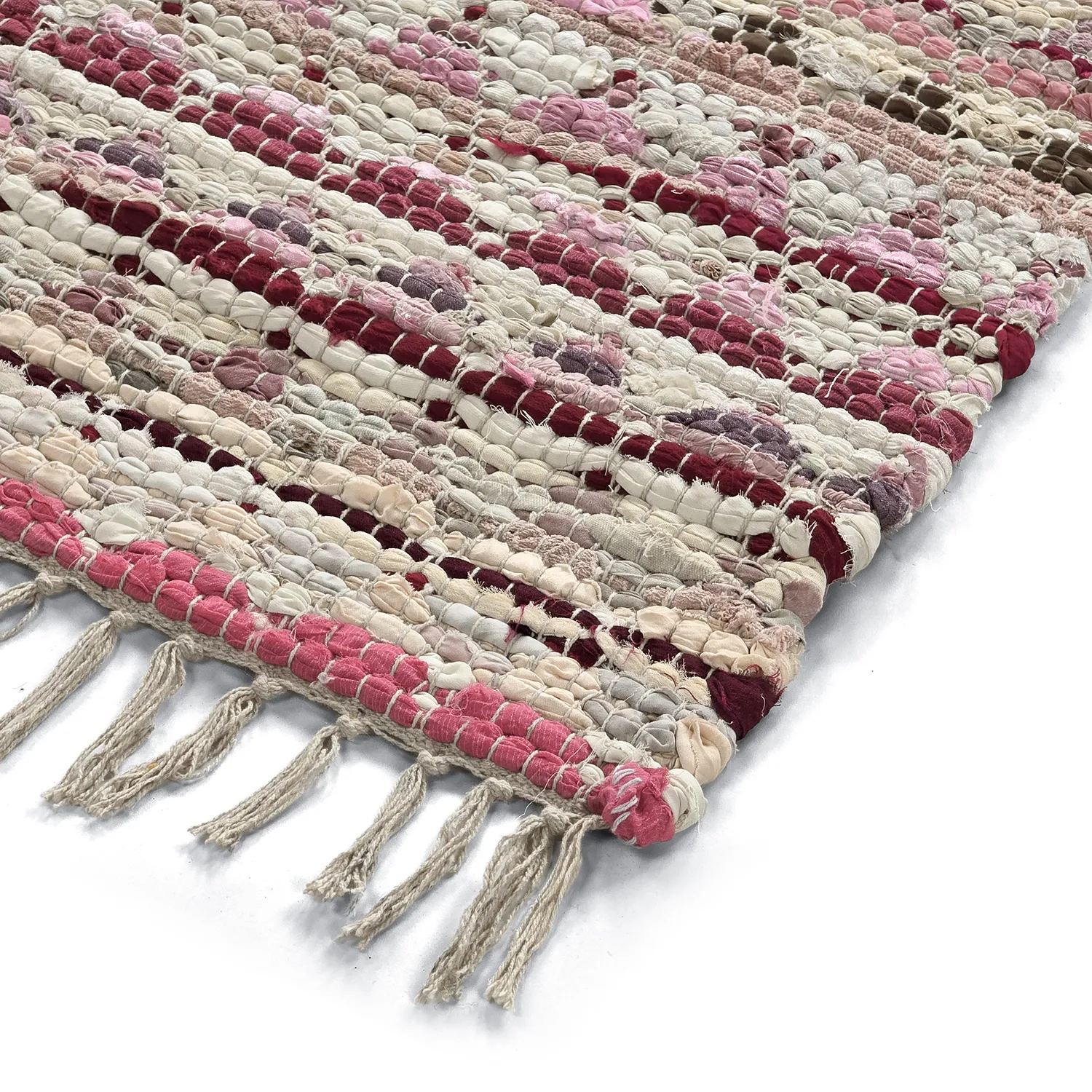 Rag rug - Lindby (pink/multi)