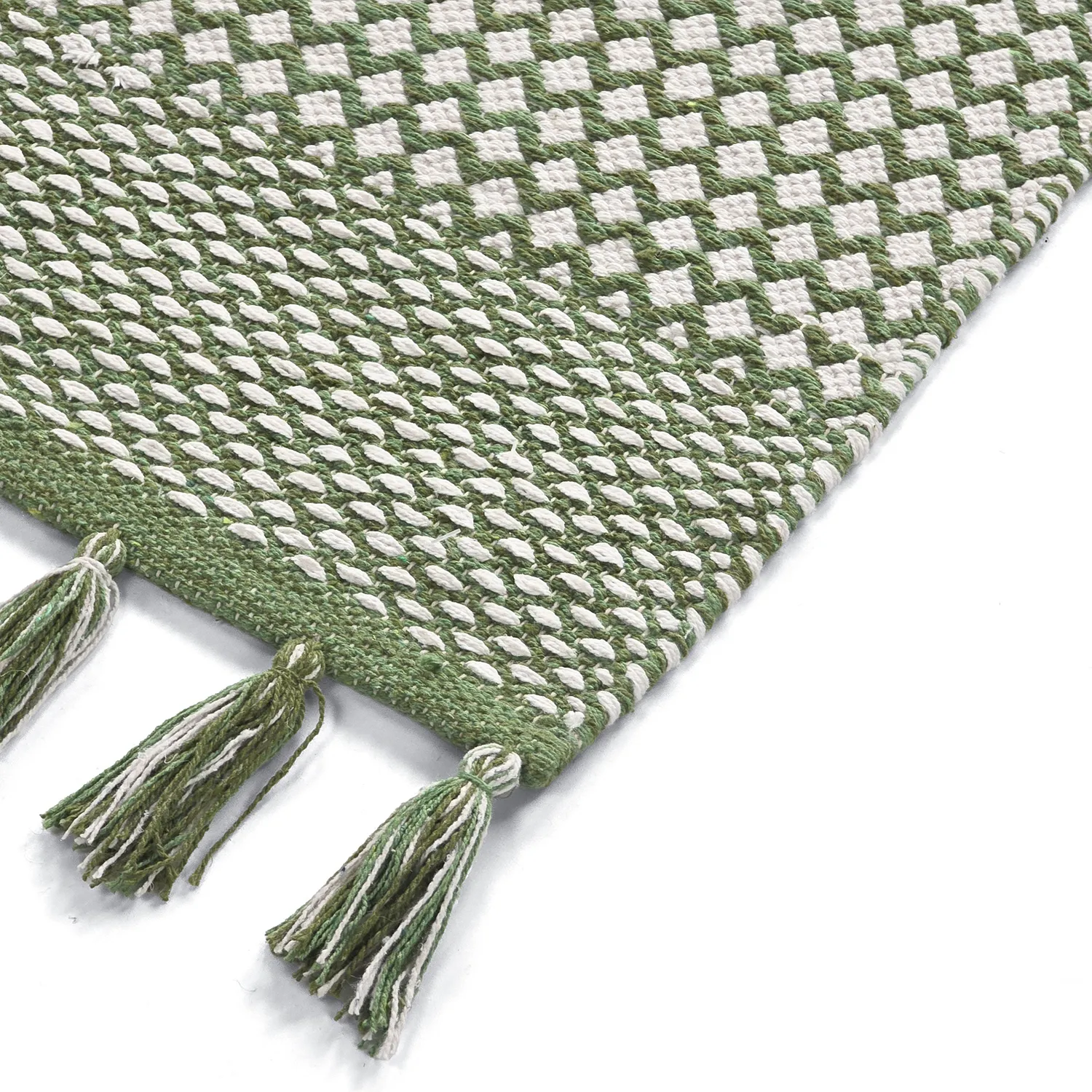 Rag rug - Vinga (green)