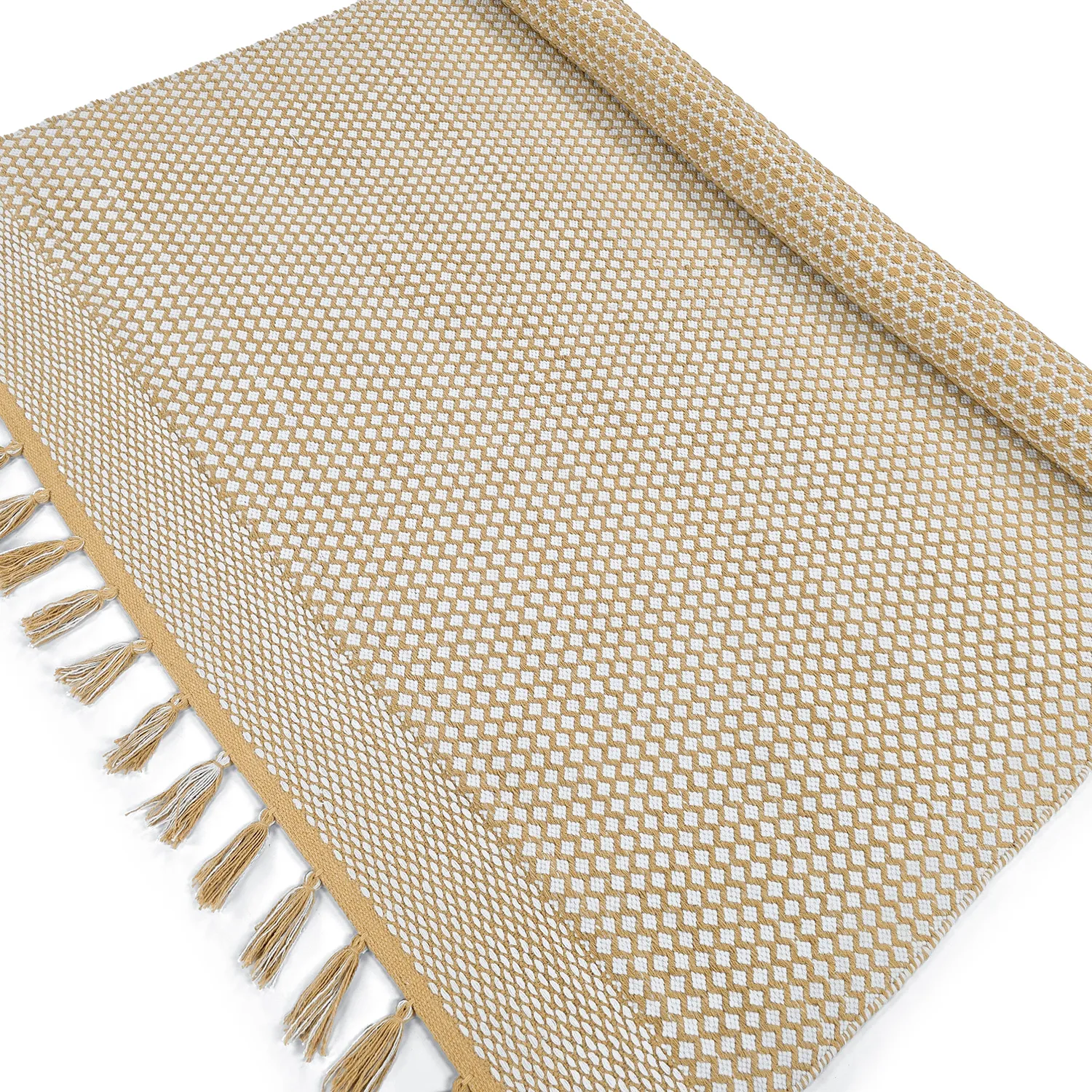 Rag rug - Vinga (mustard)