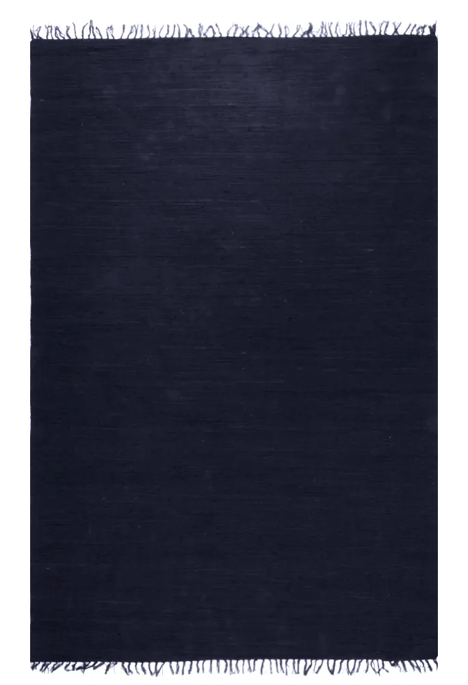 Rag rugs - Silje (blue/dark blue)