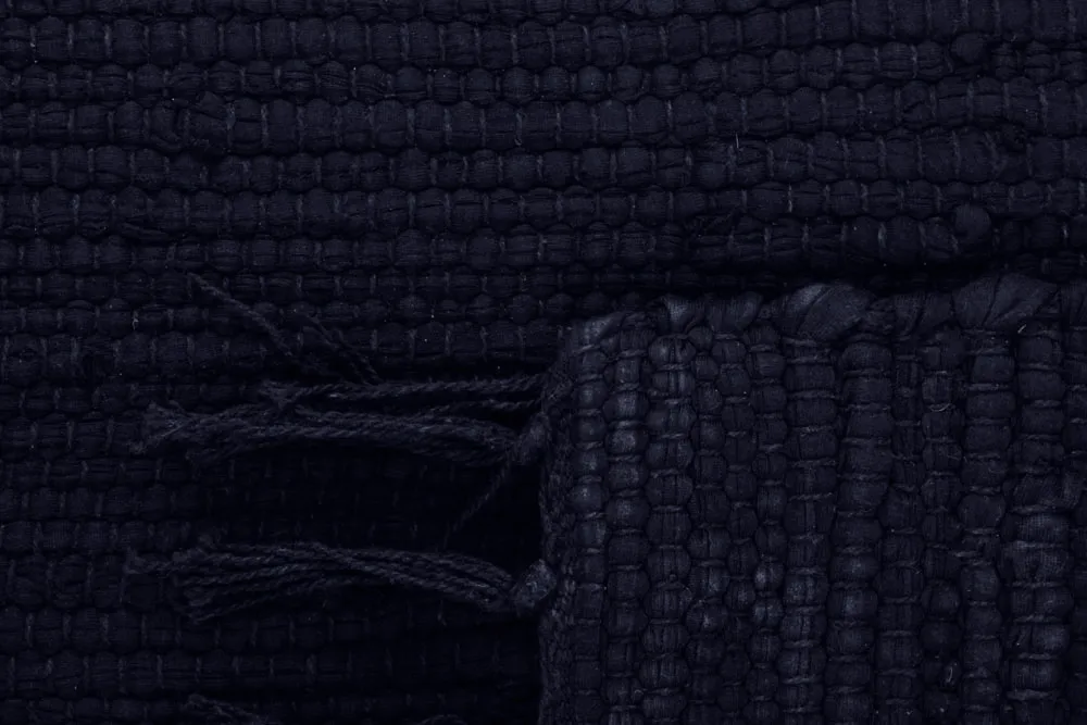 Rag rugs - Silje (blue/dark blue)