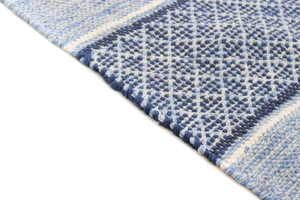 Rag rugs - Visby (blue)