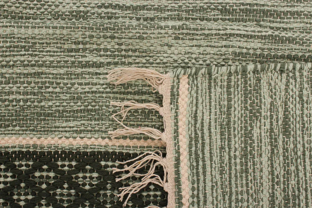Rag rugs - Visby (green)