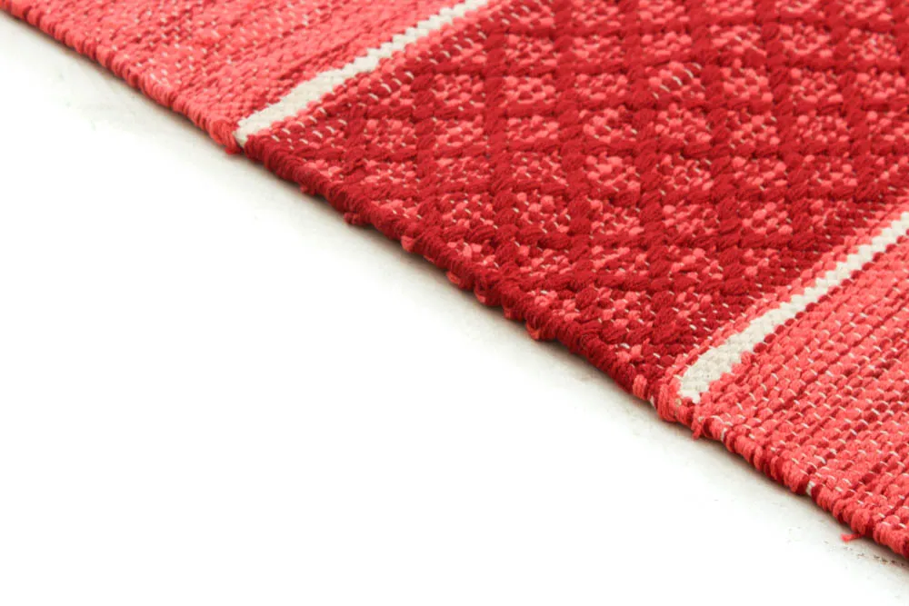 Rag rugs - Visby (red)