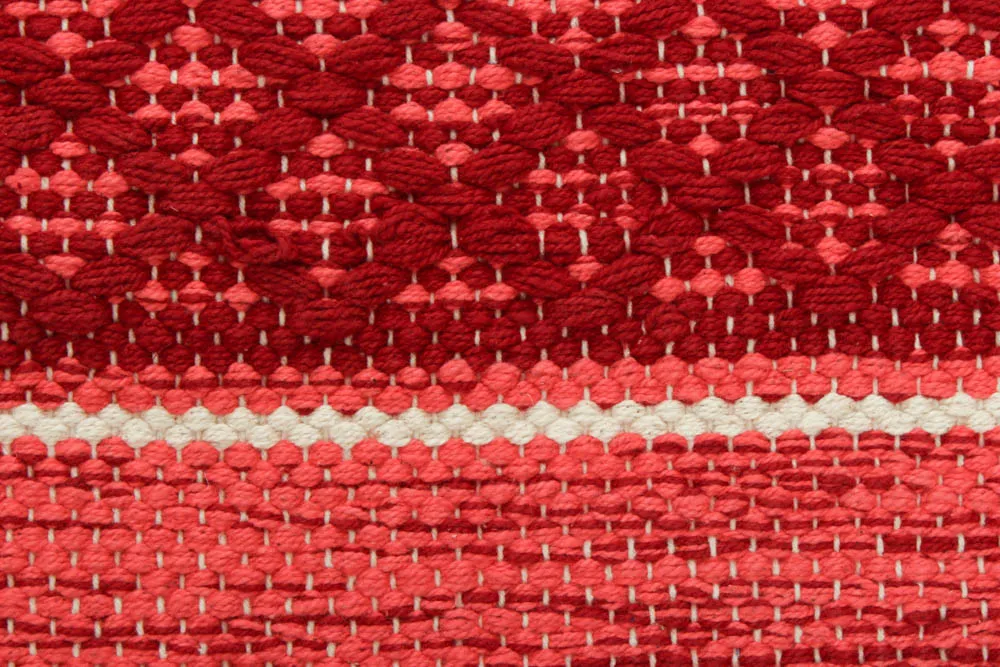 Rag rugs - Visby (red)
