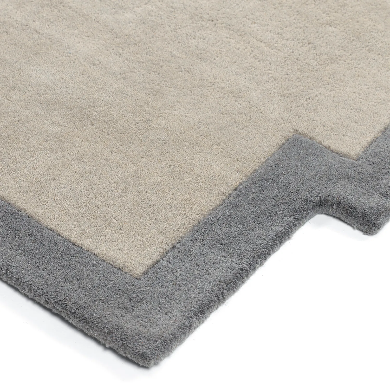 Wool rug - Agra Hand Tufted Wool Premium (grey)