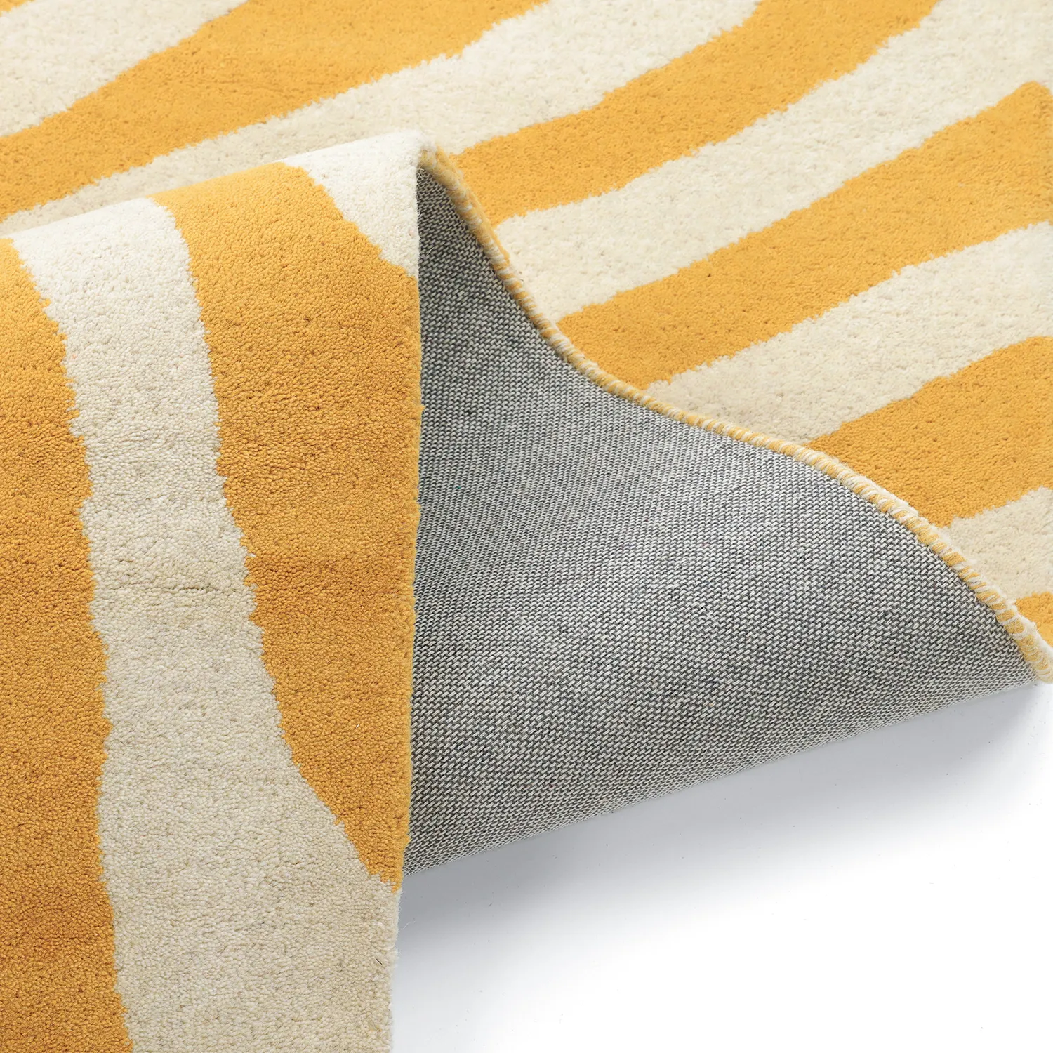 Wool rug - Aiz Hand Tufted Wool Premium (yellow)