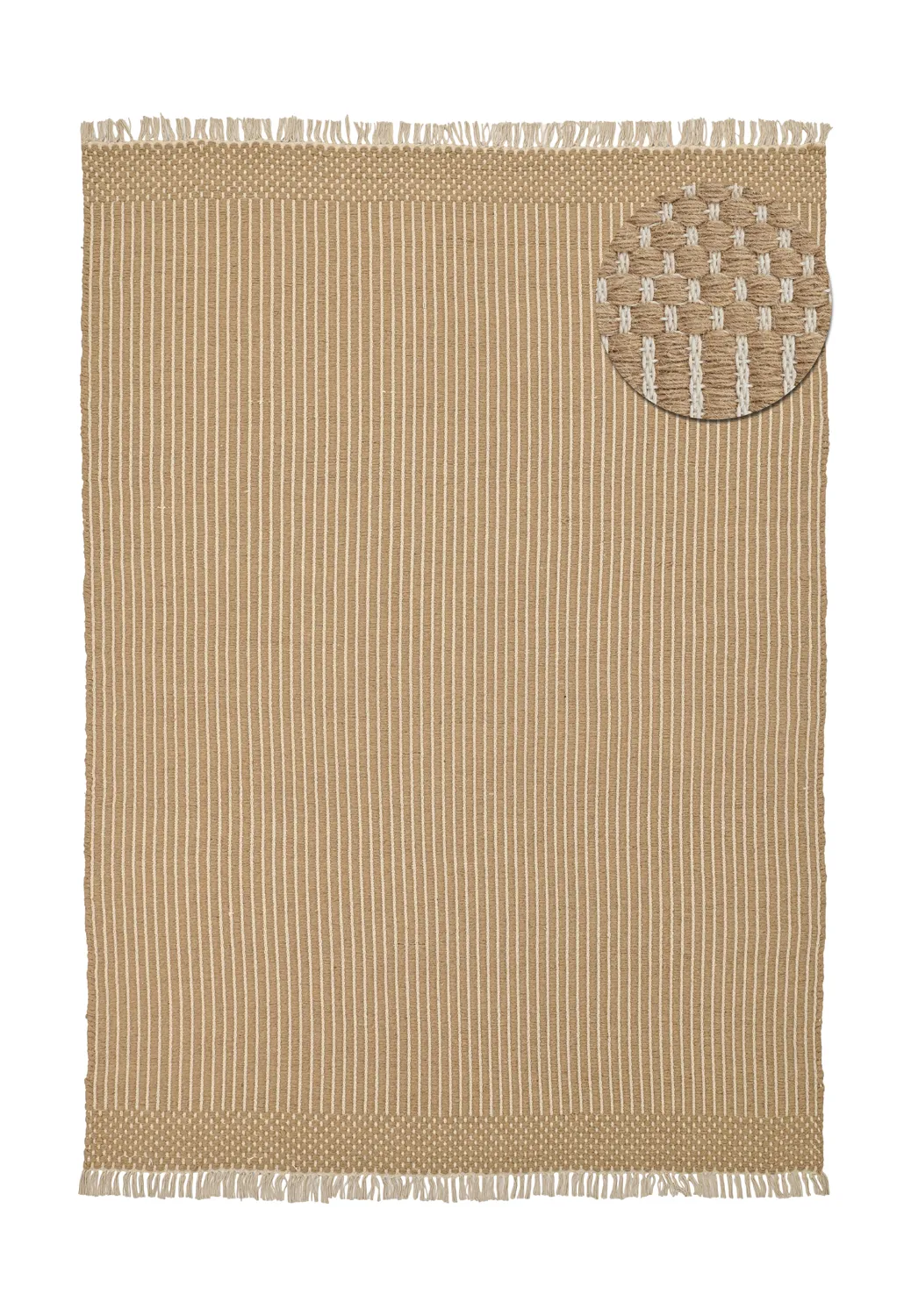 Wool rug - Arbil (beige/white)