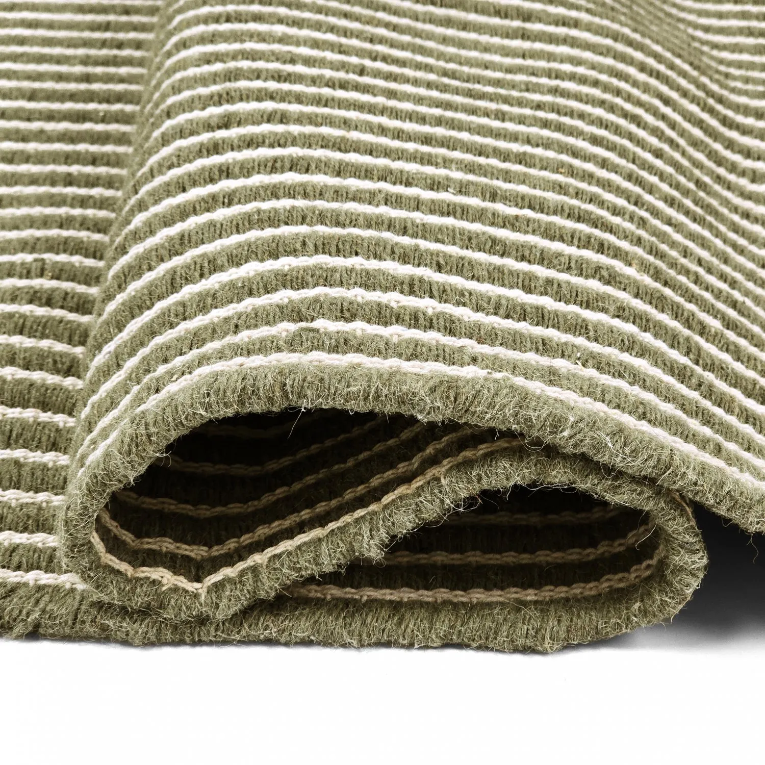 Wool rug - Arbil (green/white)