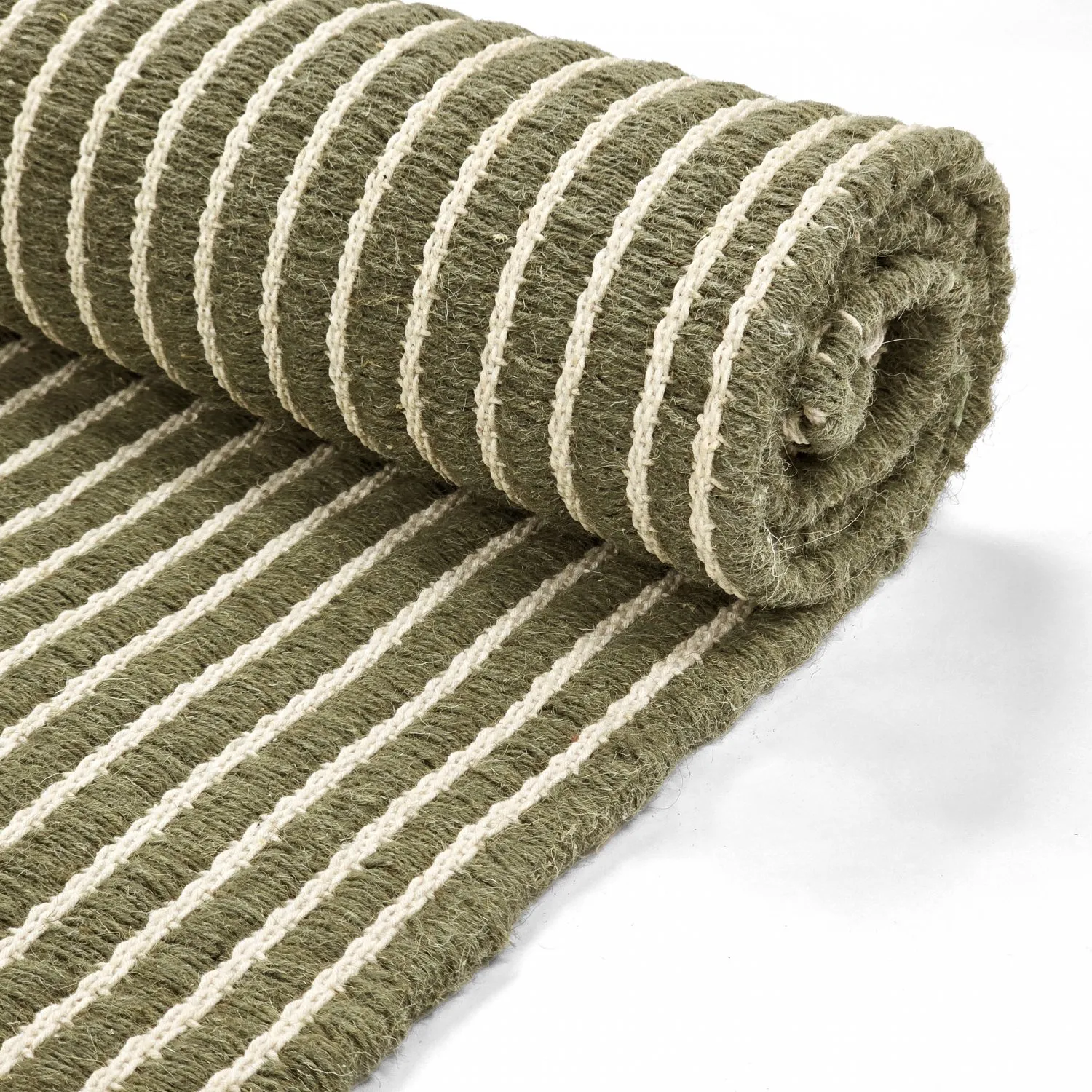 Wool rug - Arbil (green/white)
