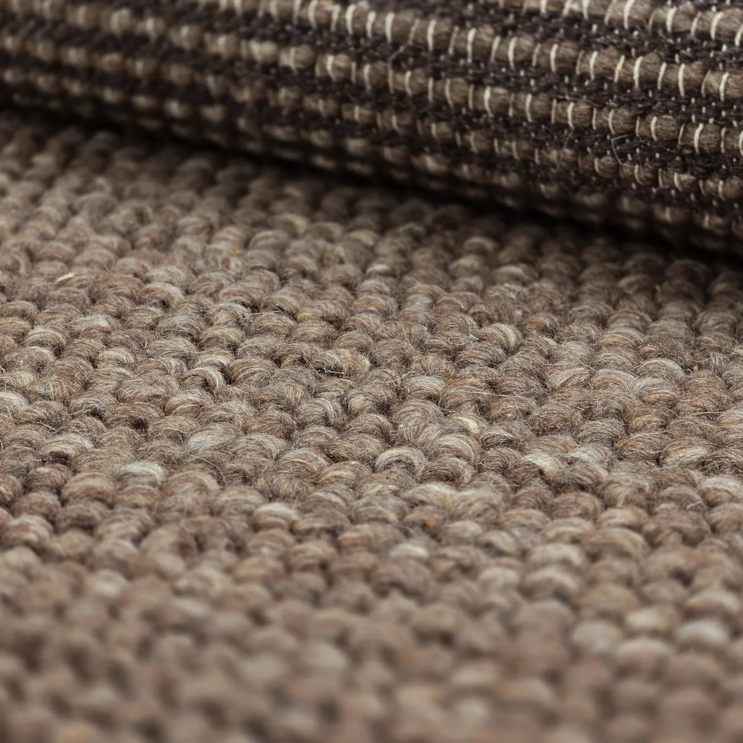 Wool rug - Avafors Wool Bubble (brown/beige)