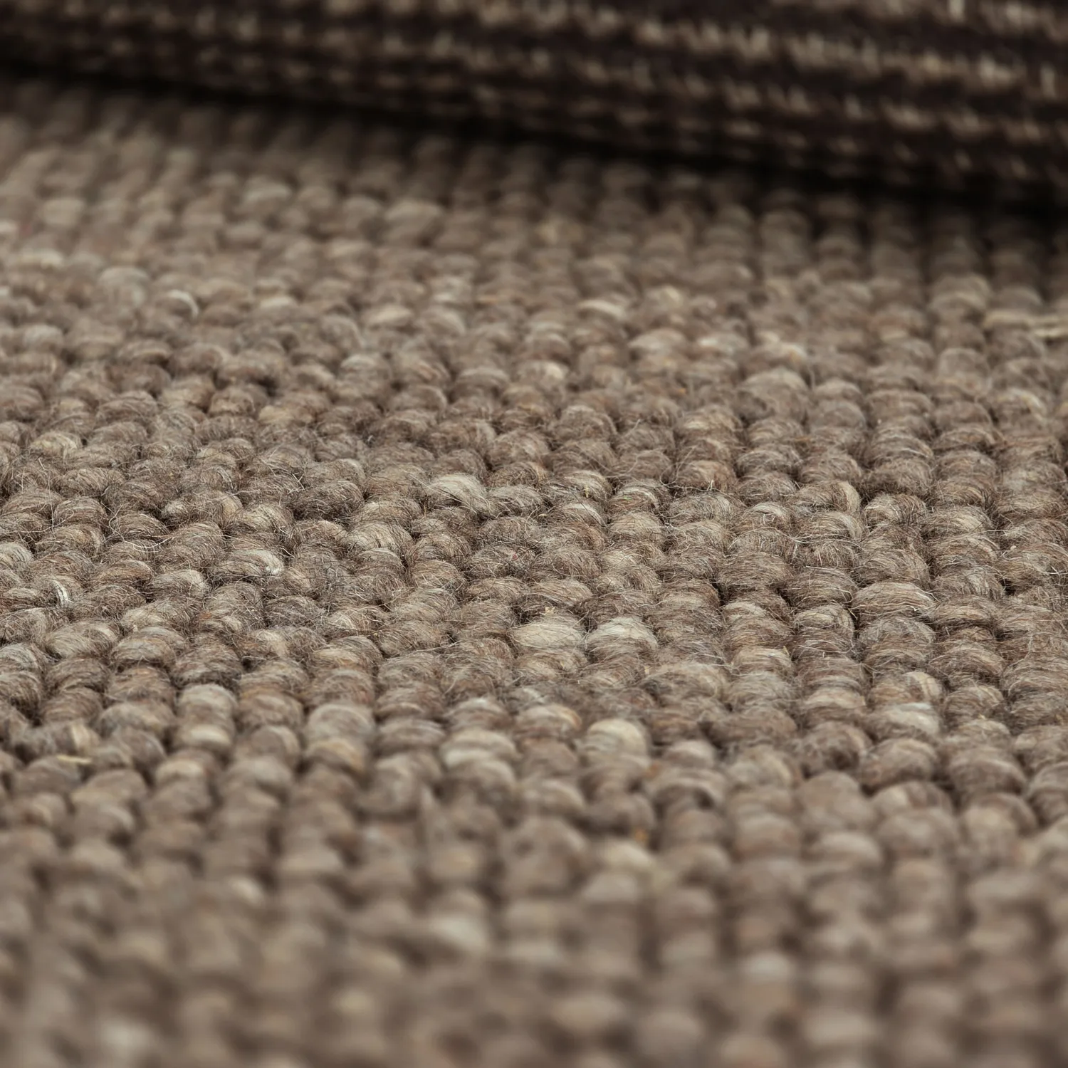 Round rug - Avafors Wool Bubble (brown/beige)