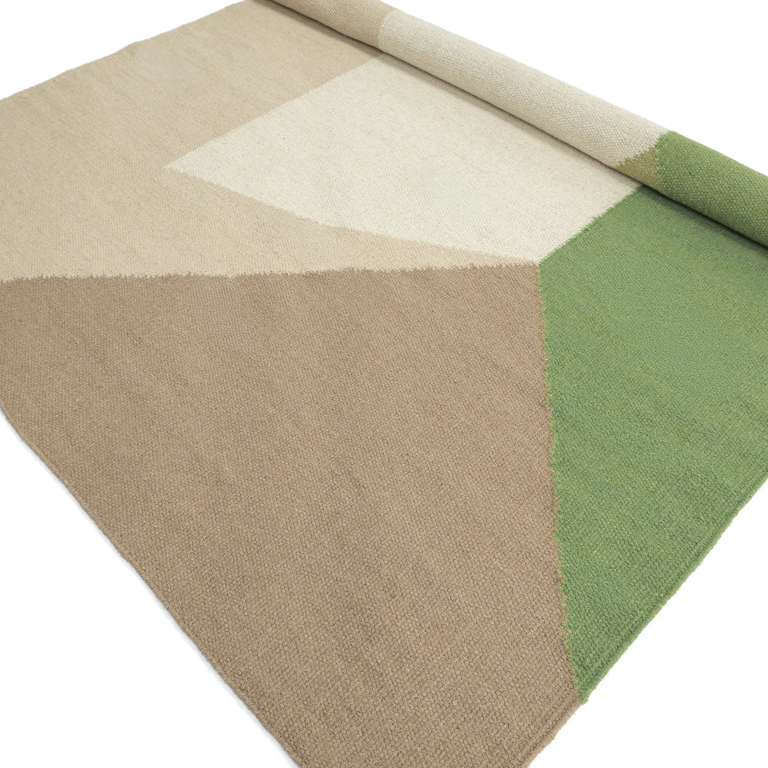 Wool rug - Aveiro (green/multi)