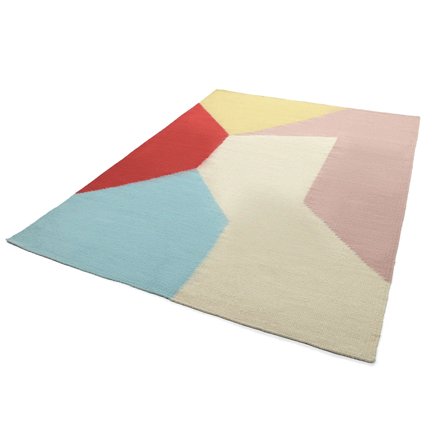 Wool rug - Aveiro (pink/multi)