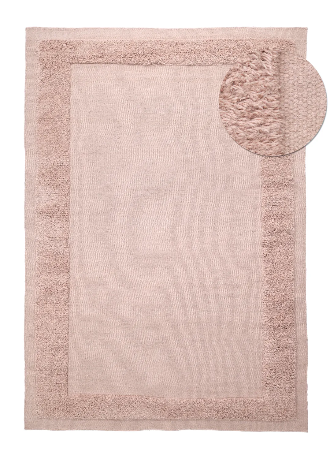 Wool rug - Beja (dusty pink)
