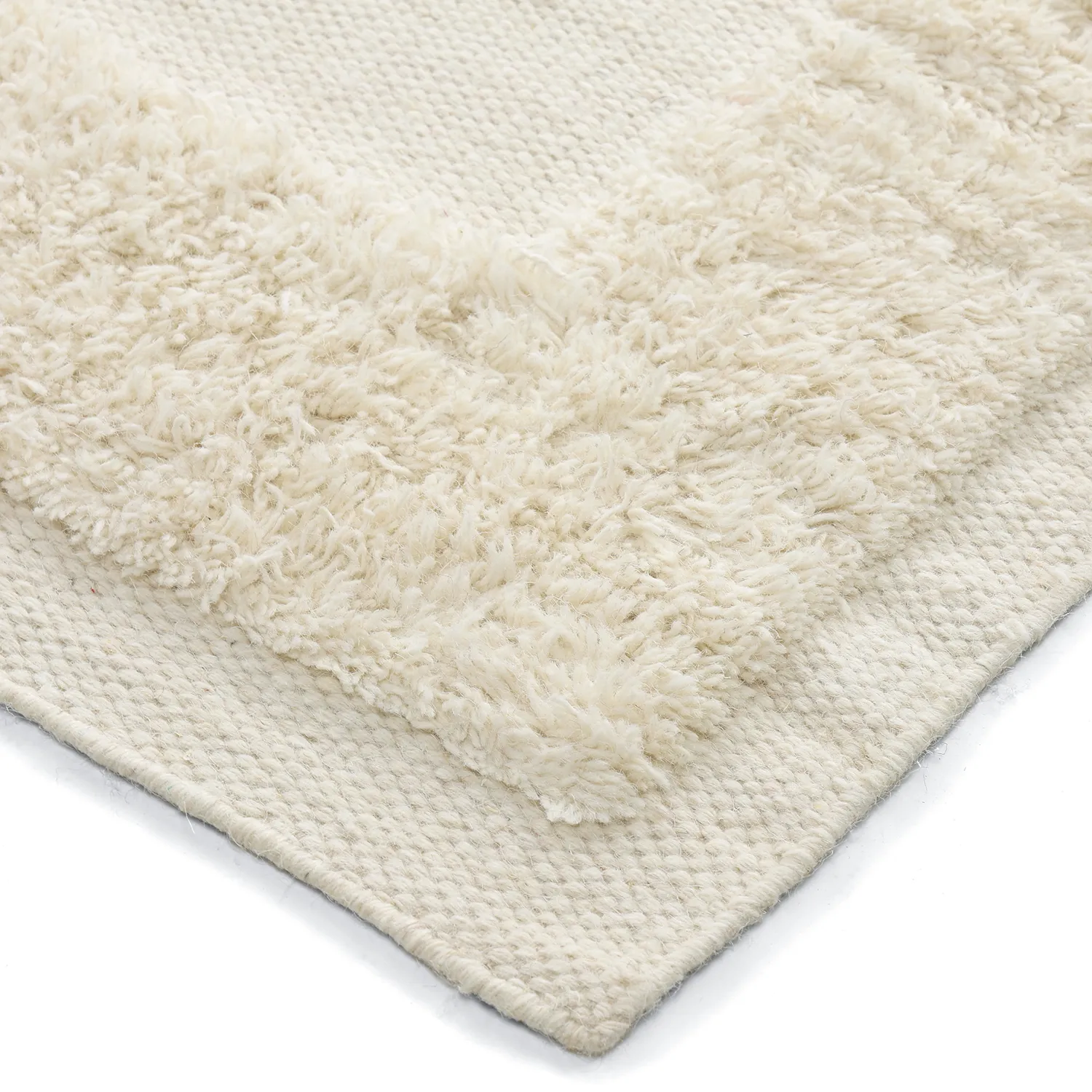 Wool rug - Beja (white)