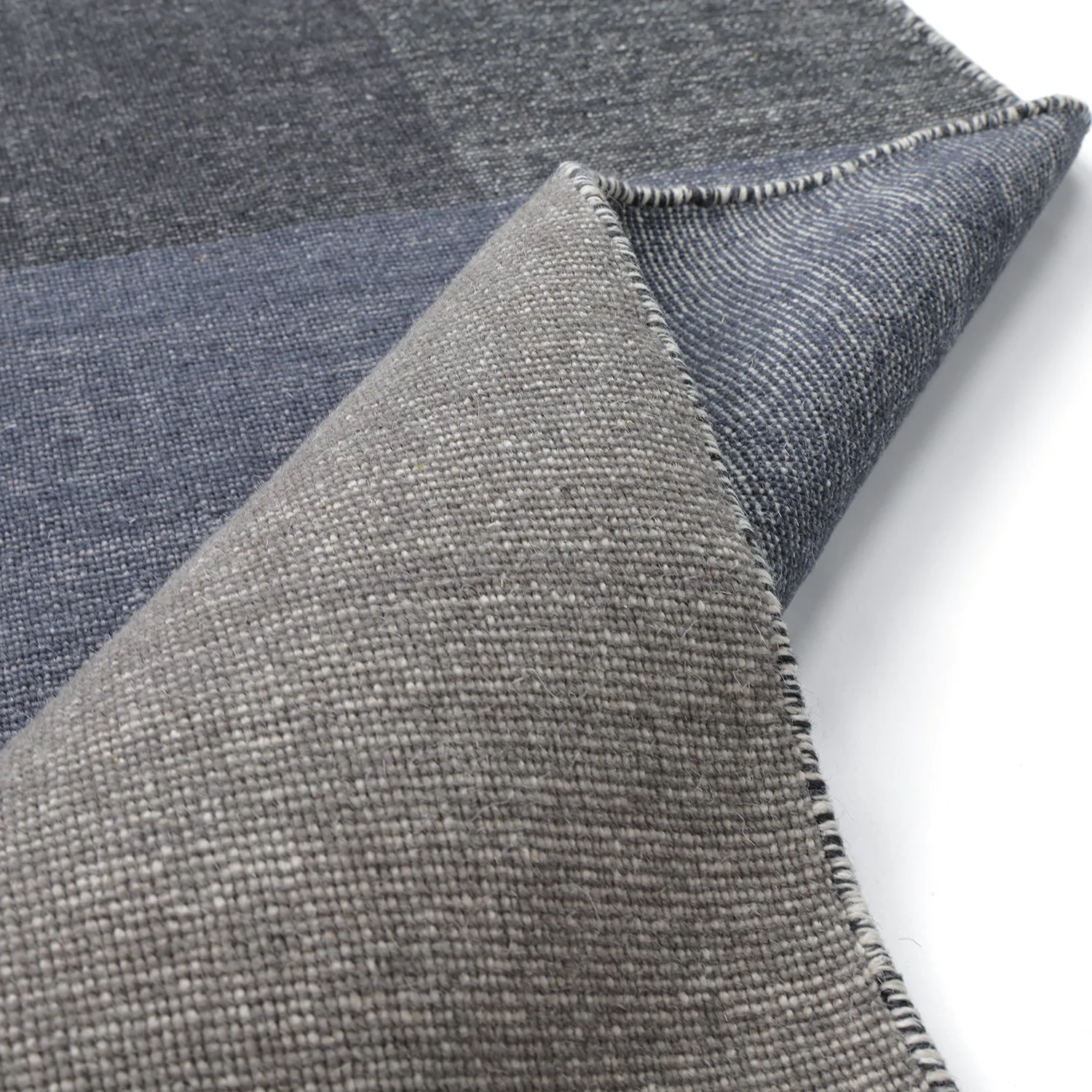 Wool rug - Chaves (blue/gray/white)