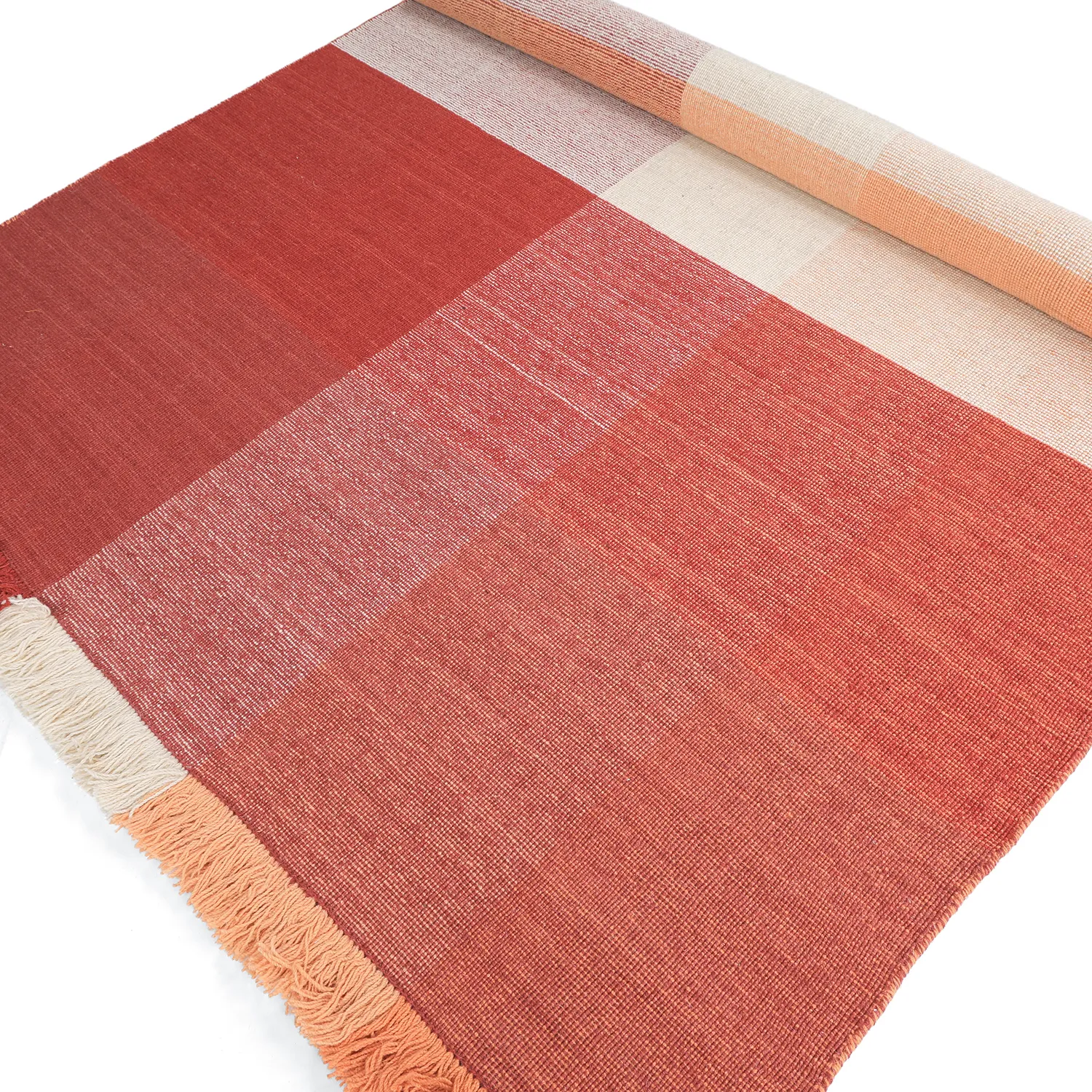 Wool rug - Chaves (red/orange)