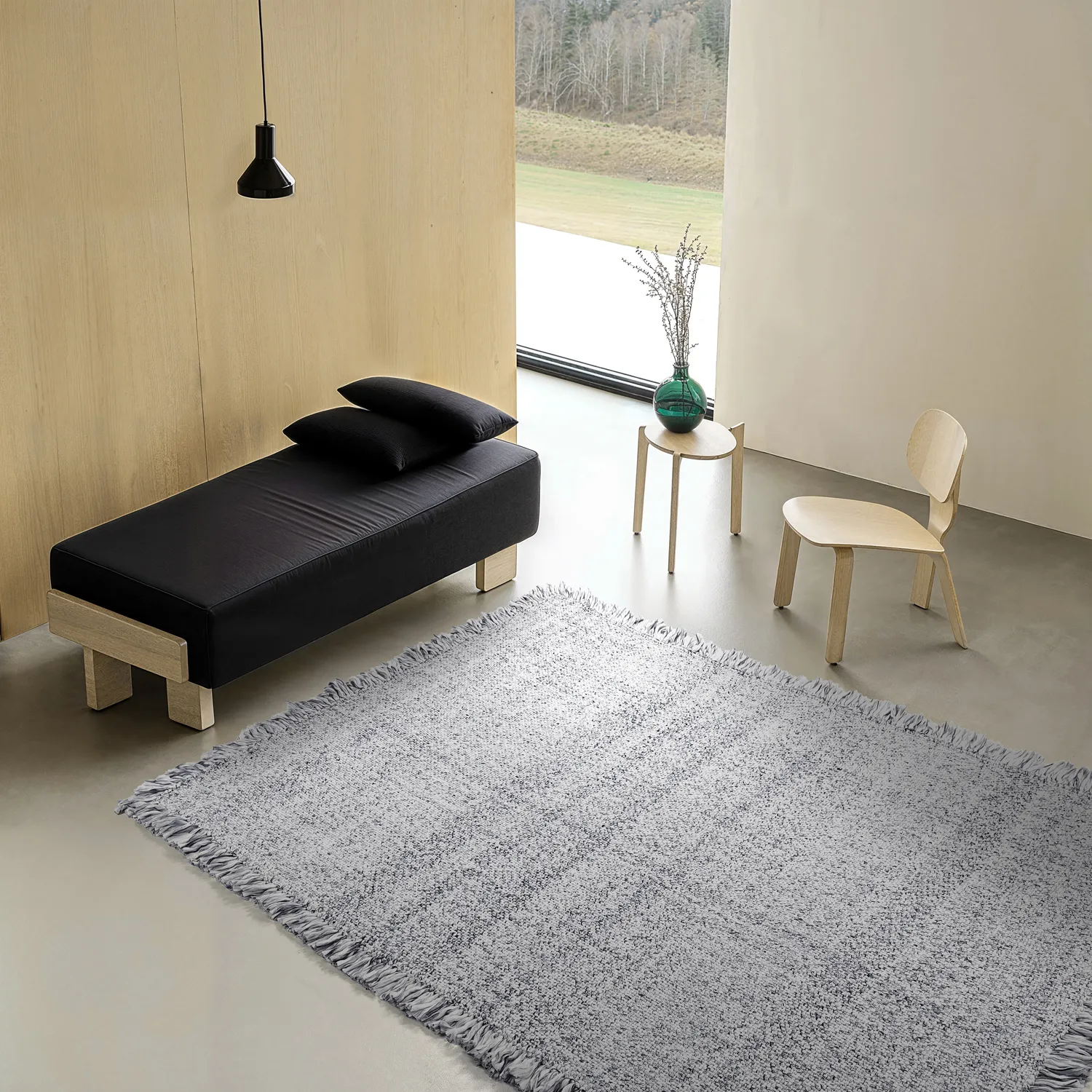Wool rug - Dalita (gray)