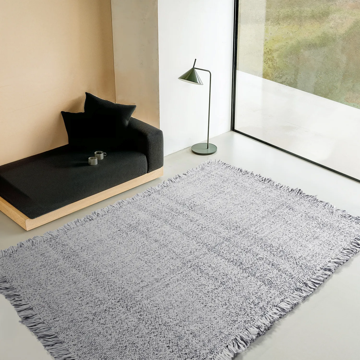 Wool rug - Dalita (gray)