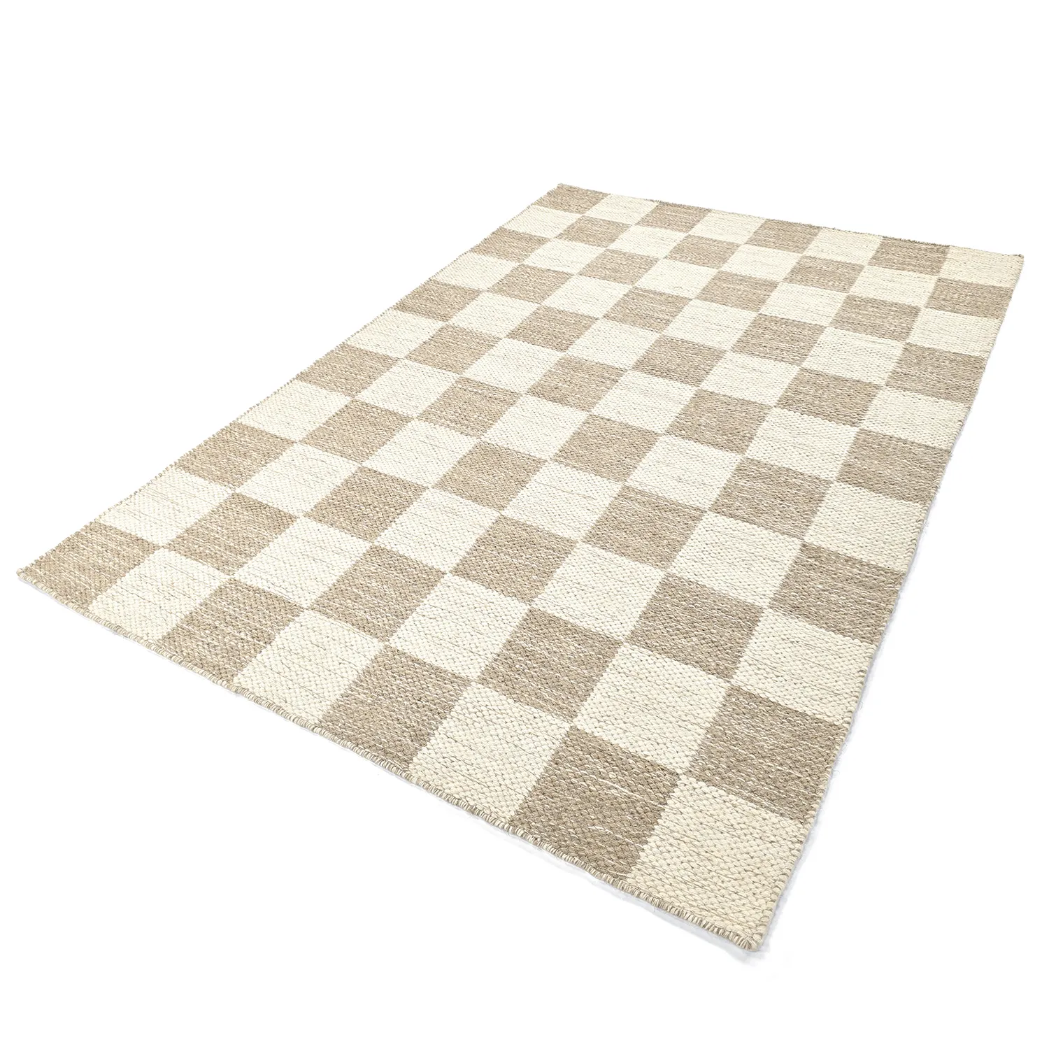 Wool rug - Dundee (beige/white)