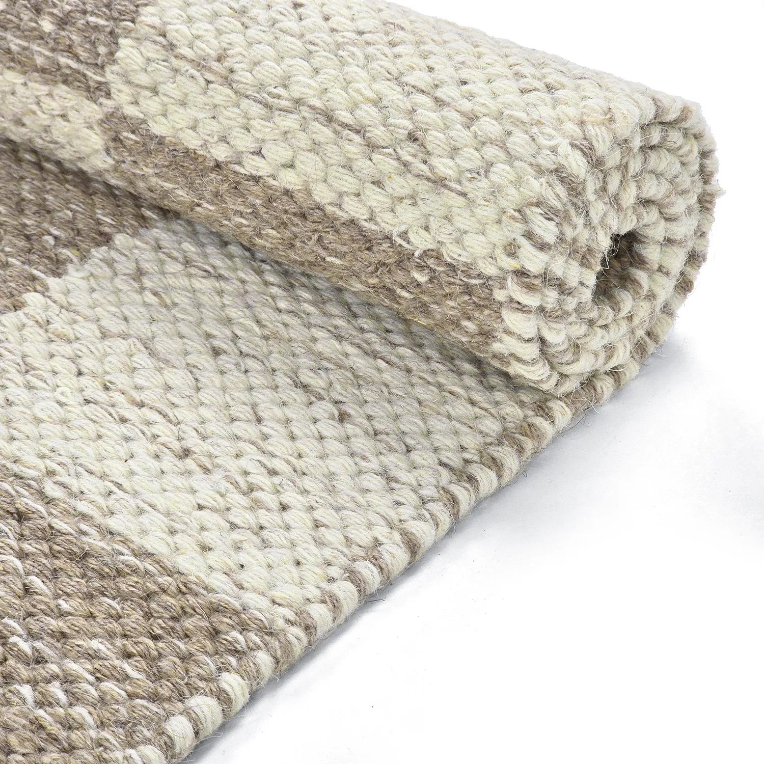 Wool rug - Dundee (beige/white)