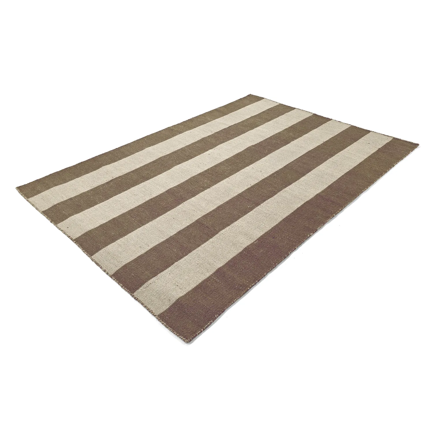 Wool rug - Garine (brown/beige)