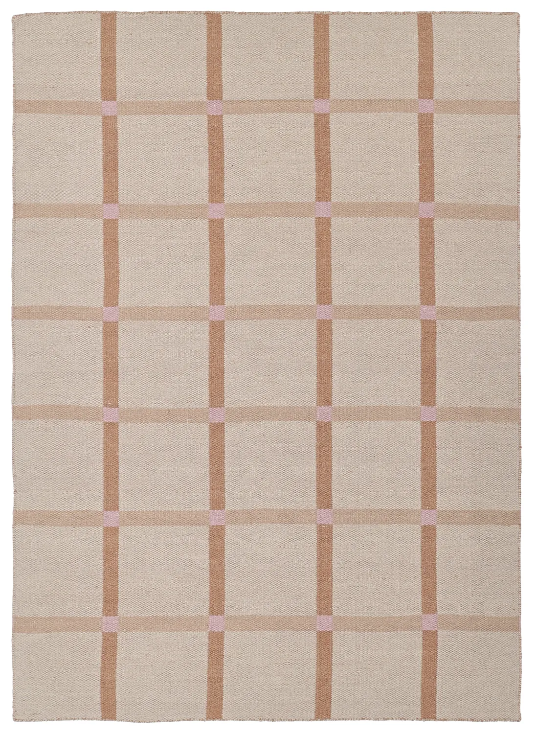 Wool rug - Gingham (no. 2)