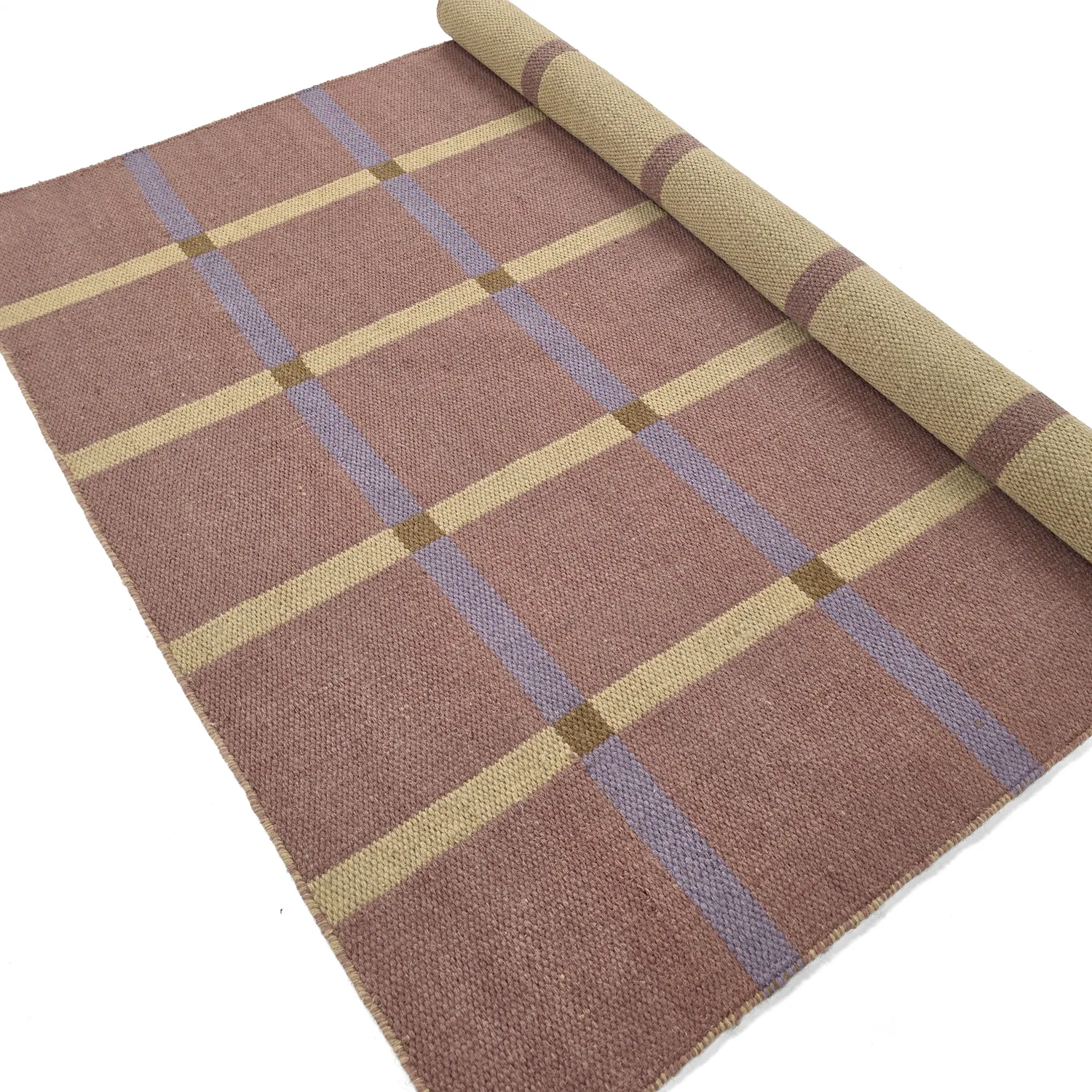 Wool rug - Gingham (no. 3)