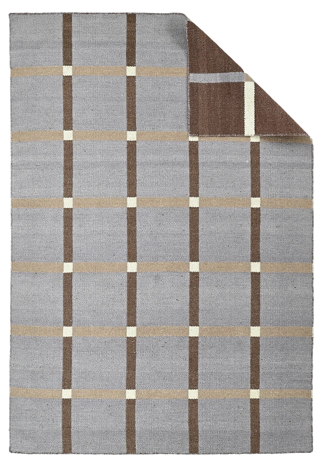 Wool rug - Gingham (no. 7)