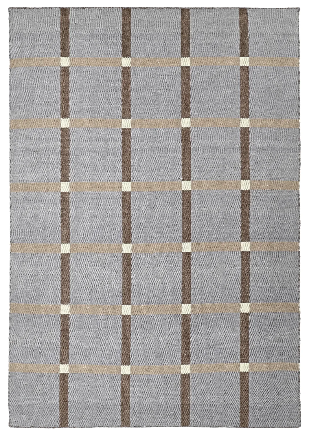 Wool rug - Gingham (no. 7)