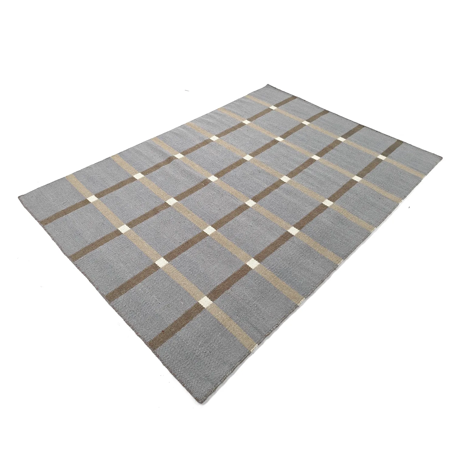 Wool rug - Gingham (no. 7)