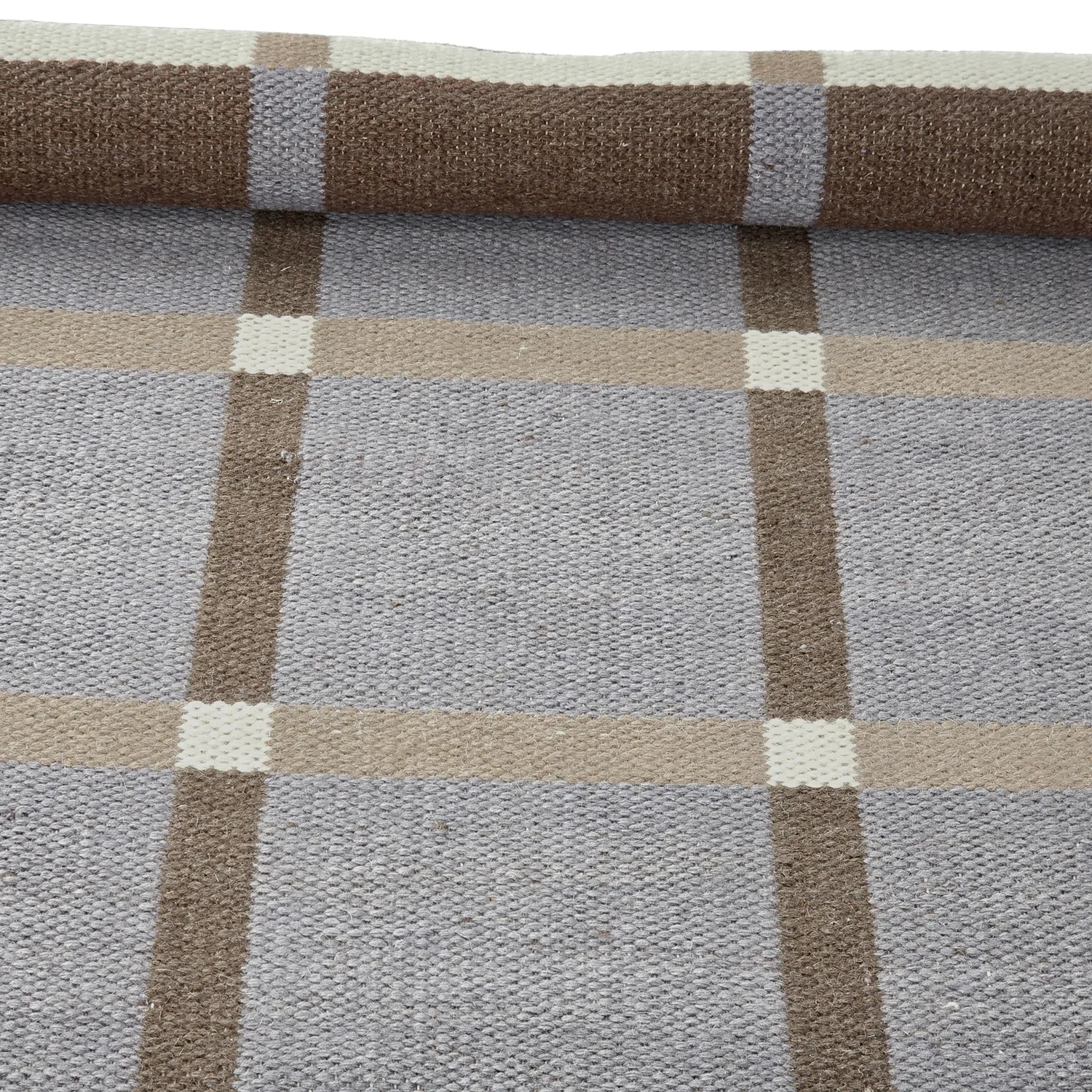 Wool rug - Gingham (no. 7)