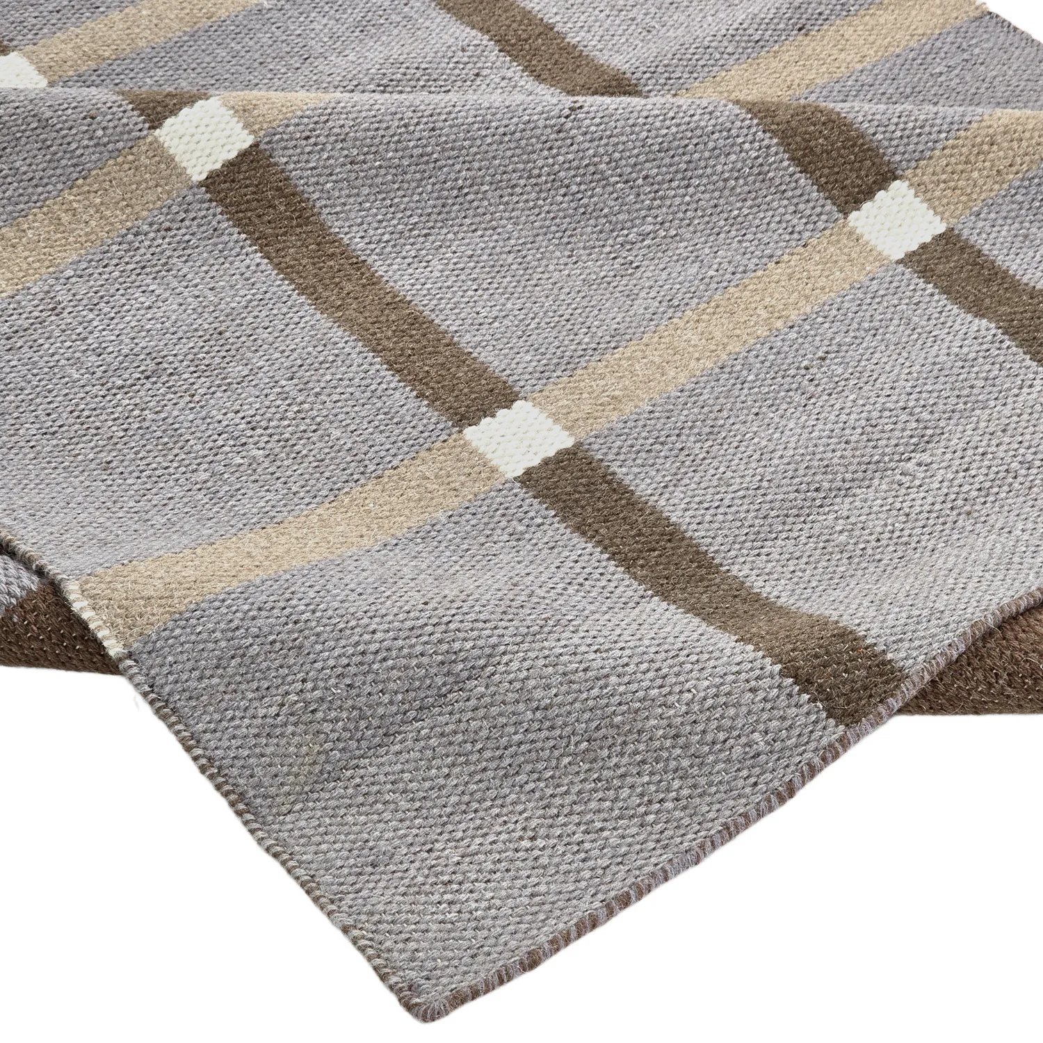 Wool rug - Gingham (no. 7)