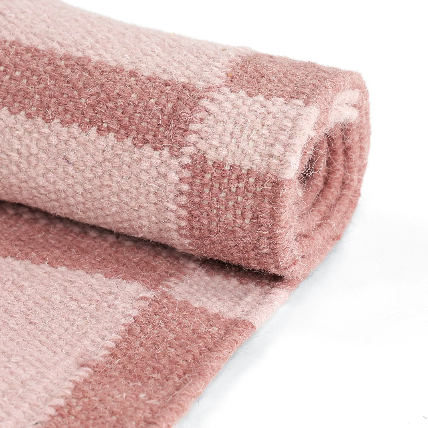 Wool rug - Lausanne Flatweave Tufted Premium (pink)