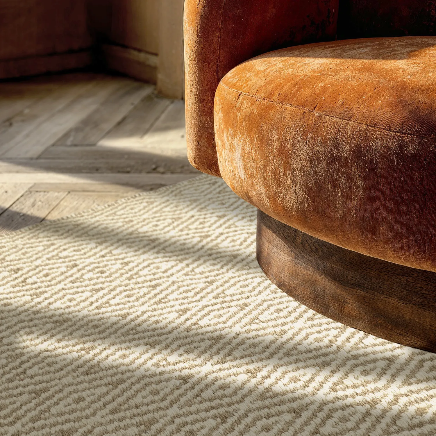 Wool rug - Monastir (beige/white)