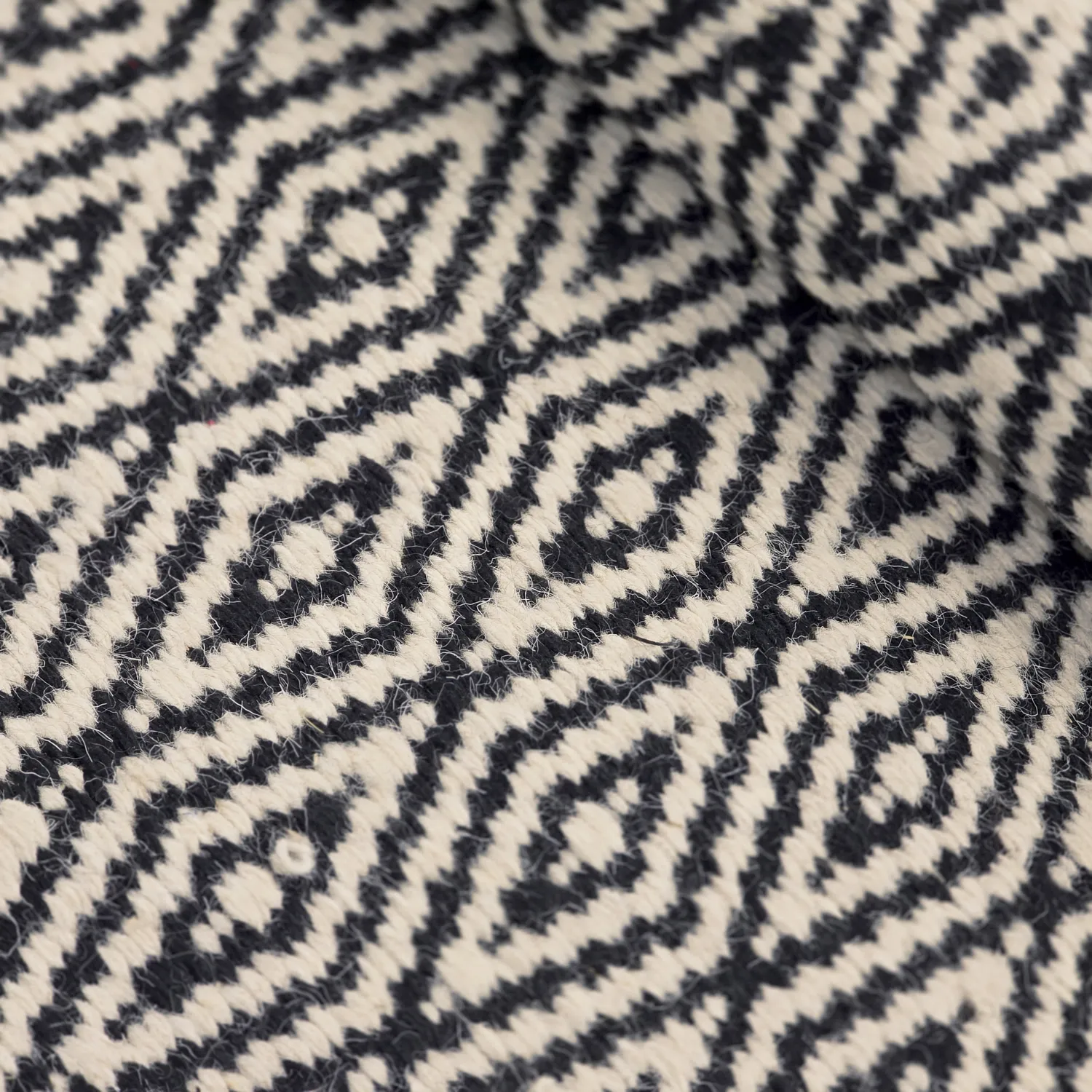 Wool rug - Monastir (black/white)