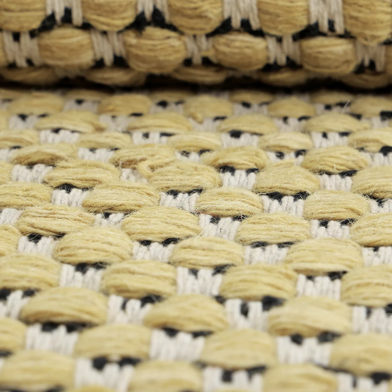 Wool rug - Ovelia (yellow/white)