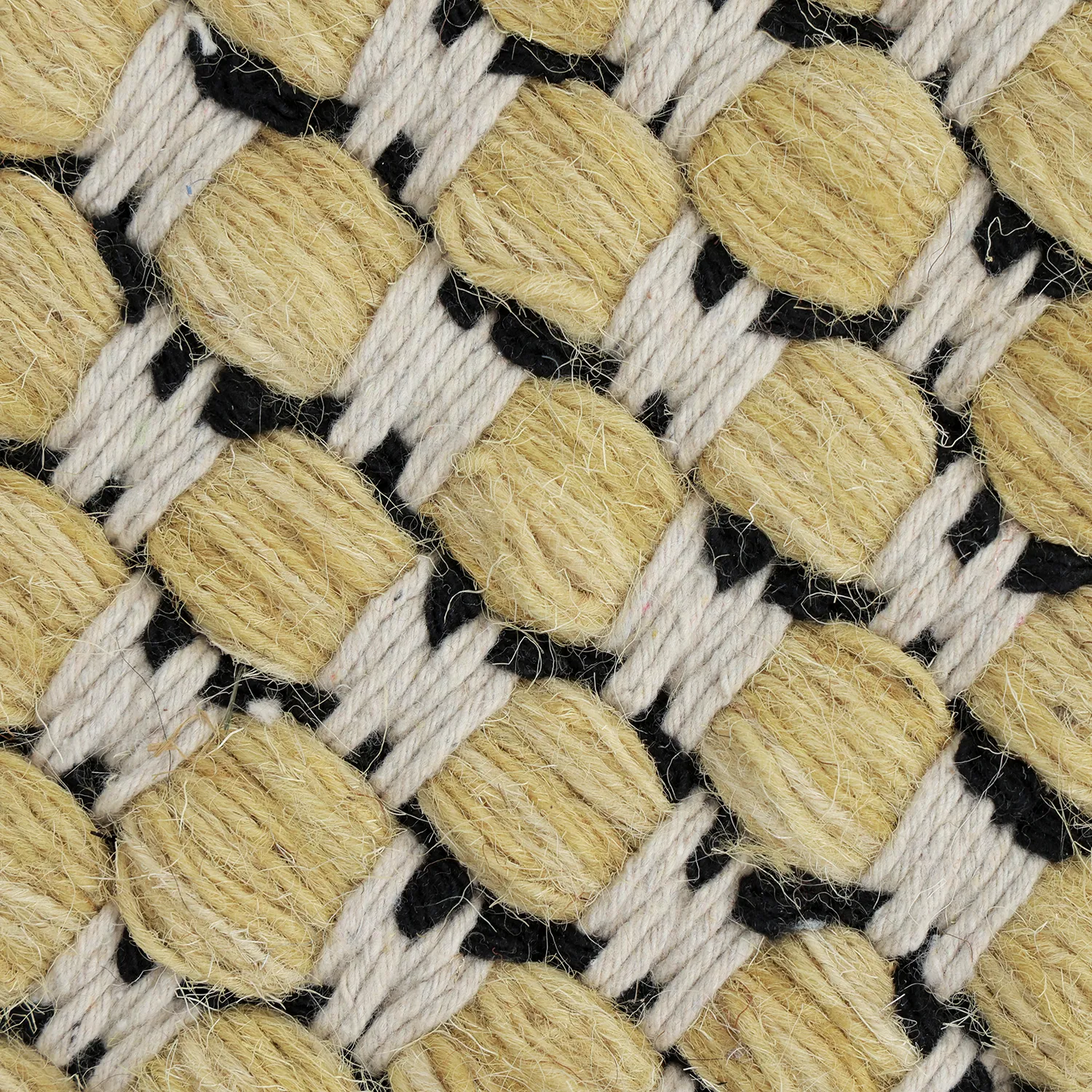 Wool rug - Ovelia (yellow/white)