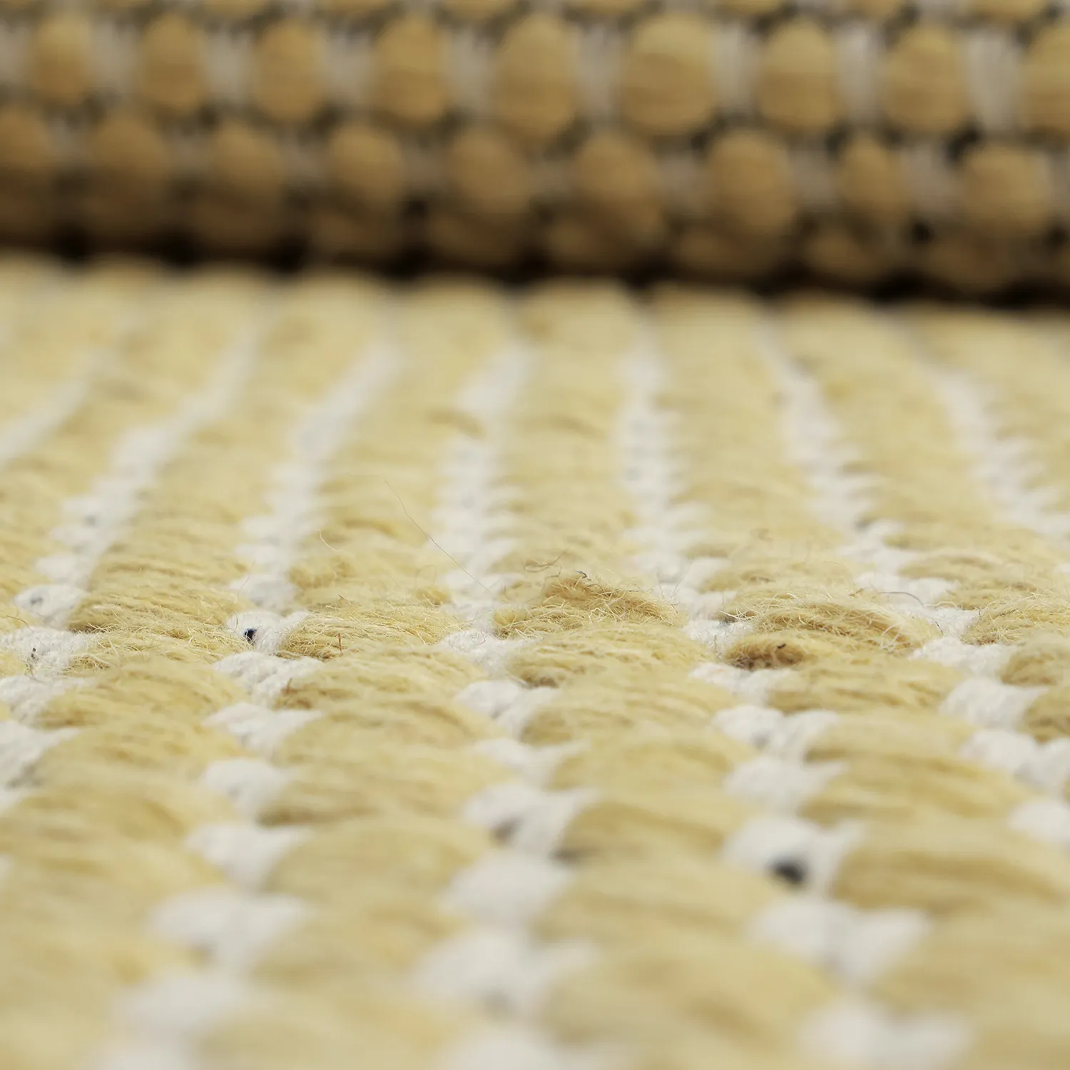 Wool rug - Ovelia (yellow/white)