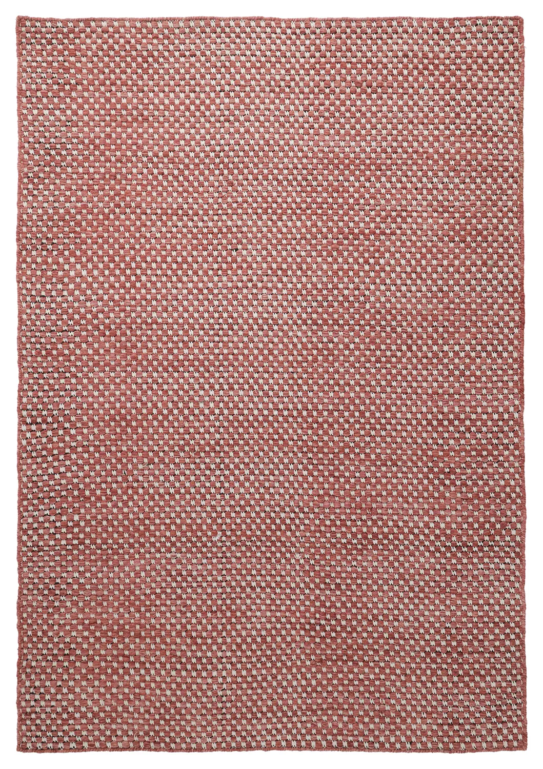 Wool rug - Ovelia (terracotta/white)
