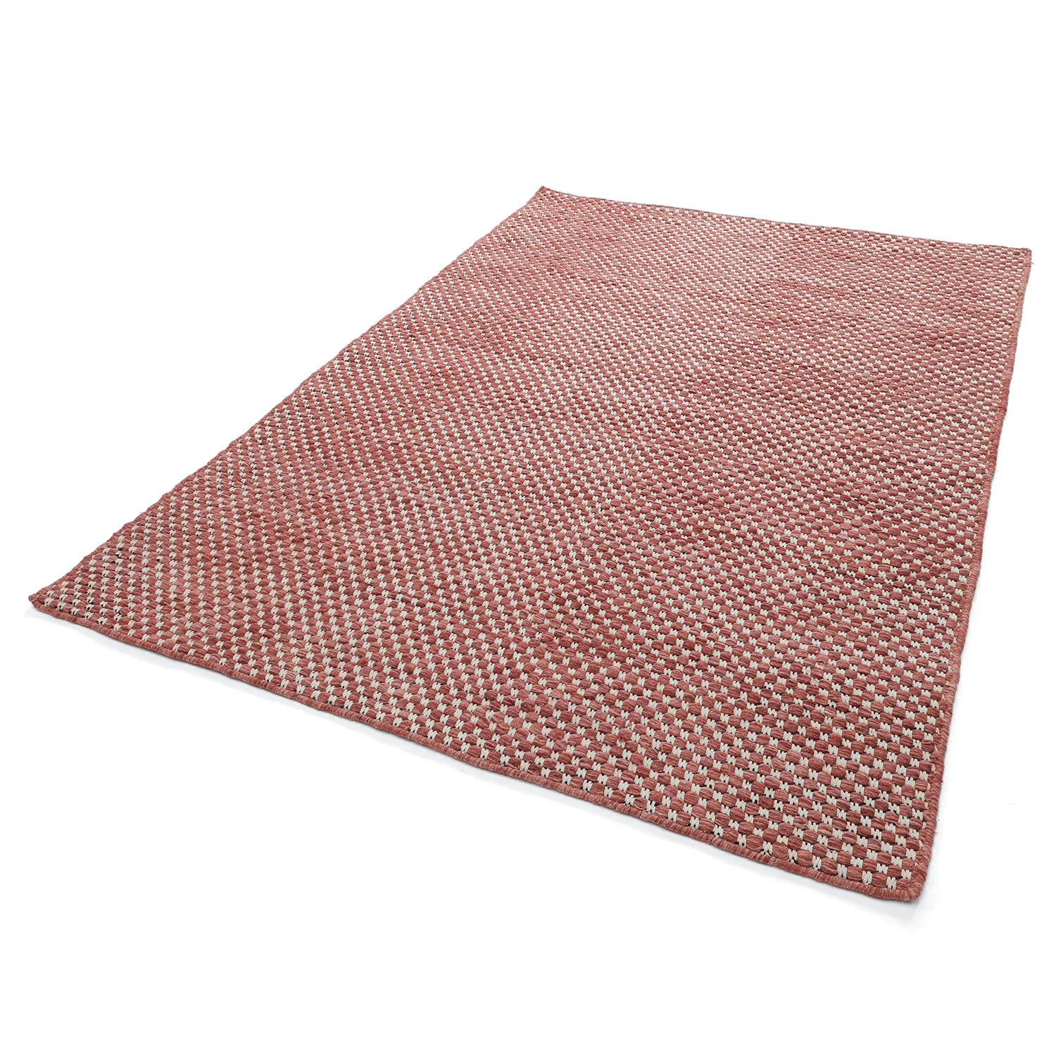 Wool rug - Ovelia (terracotta/white)